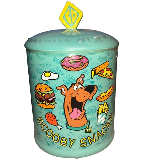 Cartoon Network Kitchen Scooby Doo Ceramic Cookie Jar Container